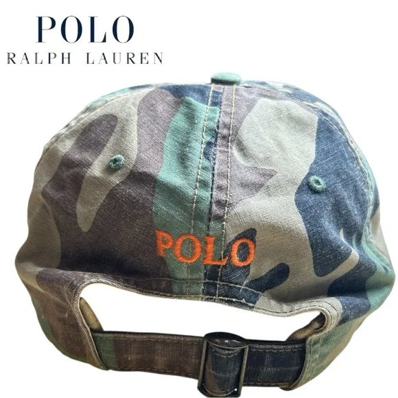 Polo Ralph‎ Lauren VINTAGE Camoflauge Adjustable Hat